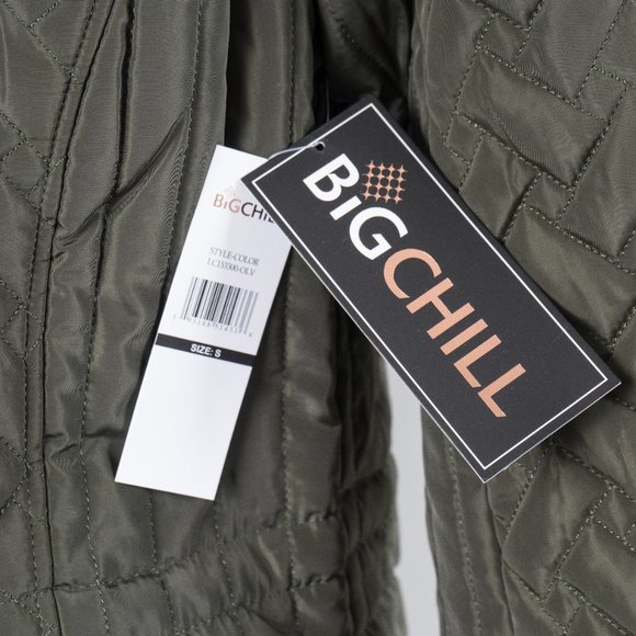 NWT Olive Quilted Anorak  - S - Picture 6 of 8